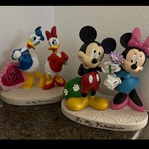 Disney Valentine's Day Mickey and Friends Figurines